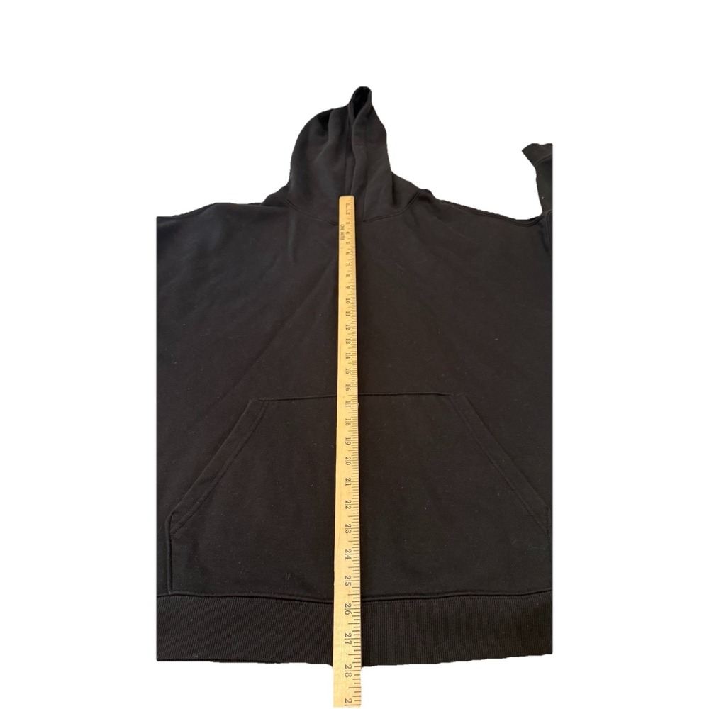 Mens 2XL Black Hoodie‎ Sweatshirt Classic Basic No Boundaries Pullover - Picture 7 of 8